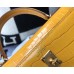 Replica Handbag Store Kelly 28cm Bag In Yellow Embossed Crocodile GHW Replica Handbag Store Kelly 28cm Bag In Yellow Embossed Crocodile GHW