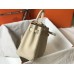 Replica Handbag Store Kelly 28cm Retourne Bag In Beton Clemence Leather