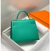 Replica Handbag Store Kelly 28cm Sellier Bag In Vert Jade Epsom Leather
