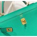 Replica Handbag Store Kelly 28cm Sellier Bag In Vert Jade Epsom Leather