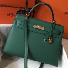 Replica Handbag Store Kelly 32cm Sellier Bag In Malachite Epsom Leather Replica Handbag Store Kelly 32cm Sellier Bag In Malachite Epsom Leather