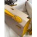 Replica Handbag Store Kelly Sellier 32 Bicolor Bag in Trench and Yellow Epsom Calfskin