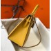 Replica Handbag Store Kelly 32cm Sellier Bag In Yellow Epsom Leather