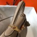 Replica Handbag Store Kelly 32cm Bag In Gris Tourterelle Clemence Leather GHW