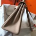 Replica Handbag Store Kelly 32cm Bag In Trench Clemence Leather GHW