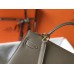 Replica Handbag Store Kelly 32cm Bag In Tuape Grey Epsom Leather GHW
