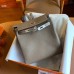 Replica Handbag Store Kelly Ado Backpack in Taupe Clemence Leather