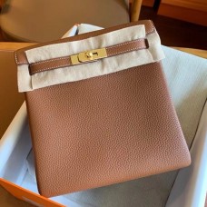 Replica Handbag Store Kelly Ado Backpack in Gold Clemence Leather Replica Handbag Store Kelly Ado Backpack in Gold Clemence Leather