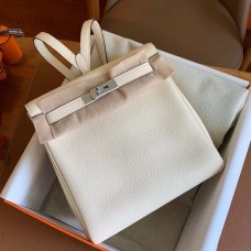 Replica Handbag Store Kelly Ado Backpack in Nata Clemence Leather Replica Handbag Store Kelly Ado Backpack in Nata Clemence Leather