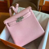 Replica Handbag Store Kelly Ado Backpack in Rose Sakura Clemence Leather Replica Handbag Store Kelly Ado Backpack in Rose Sakura Clemence Leather