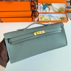 Replica Handbag Store Kelly Cut Handmade Bag in Vert Amande Epsom Calfskin Replica Handbag Store Kelly Cut Handmade Bag in Vert Amande Epsom Calfskin