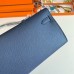 Replica Handbag Store Kelly Cut Handmade Bag in Deep Blue Epsom Calfskin