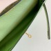 Replica Handbag Store Kelly Cut Handmade Bag in Vert Criquet Epsom Calfskin