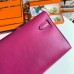 Replica Handbag Store Kelly Cut Handmade Bag in Rose Purple Swift Leather
