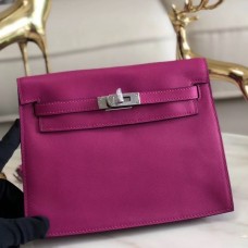 Replica Handbag Store Kelly Danse Handmade Bag In Rose Purple Swift Leather Replica Handbag Store Kelly Danse Handmade Bag In Rose Purple Swift Leather