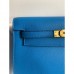 Replica Handbag Store Kelly Danse II Bag In Blue Hydra Evercolor Calfskin