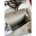 Replica Handbag Store Kelly Danse II Bag In Pearl Grey Evercolor Calfskin