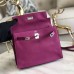 Replica Handbag Store Kelly Danse Handmade Bag In Rose Purple Swift Leather Replica Handbag Store Kelly Danse Handmade Bag In Rose Purple Swift Leather