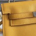Replica Handbag Store Kelly Danse Handmade Bag In Yellow Swift Leather