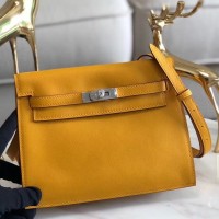 Replica Handbag Store Kelly Danse Handmade Bag In Yellow Swift Leather Replica Handbag Store Kelly Danse Handmade Bag In Yellow Swift Leather