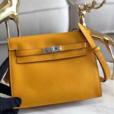 Replica Handbag Store Kelly Danse Handmade Bag In Yellow Swift Leather Replica Handbag Store Kelly Danse Handmade Bag In Yellow Swift Leather