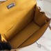 Replica Handbag Store Kelly Danse Handmade Bag In Yellow Swift Leather