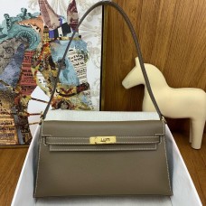 Replica Handbag Store Kelly Elan Handmade Bag In Taupe Epsom Leather