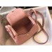 Replica Handbag Store Mini Lindy Bag In Pink Clemence Leather