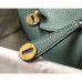 Replica Handbag Store Mini Lindy Bag In Vert Amande Clemence Leather