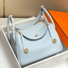 Replica Handbag Store Lindy 26cm Bag In Blue Brume Clemence Leather Replica Handbag Store Lindy 26cm Bag In Blue Brume Clemence Leather