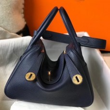 Replica Handbag Store Lindy 26cm Bag In Navy Blue Clemence With GHW Replica Handbag Store Lindy 26cm Bag In Navy Blue Clemence With GHW