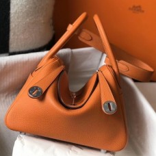 Replica Handbag Store Lindy 26cm Bag In Orange Clemence With PHW Replica Handbag Store Lindy 26cm Bag In Orange Clemence With PHW
