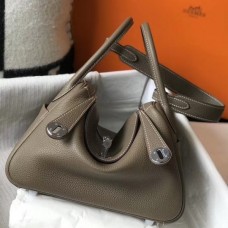 Replica Handbag Store Lindy 26cm Bag In Taupe Grey Clemence With PHW Replica Handbag Store Lindy 26cm Bag In Taupe Grey Clemence With PHW