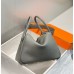 Replica Handbag Store Lindy 26cm Bag In Gris Meyer Clemence Leather