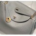 Replica Handbag Store Lindy 26cm Bag In Gris Meyer Clemence Leather
