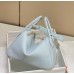 Replica Handbag Store Lindy 30cm Bag In Blue Brume Clemence Leather