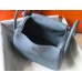 Replica Handbag Store Blue Lin Clemence Lindy 30cm Bag with PHW