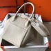 Replica Handbag Store Craie Clemence Lindy 30cm Bag with GHW