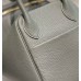 Replica Handbag Store Lindy 30cm Bag In Gris Meyer Clemence Leather