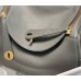 Replica Handbag Store Lindy 30cm Bag In Gris Meyer Clemence Leather