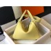 Replica Handbag Store Lindy 30cm Bag In Jaune Poussin Clemence Leather