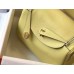 Replica Handbag Store Lindy 30cm Bag In Jaune Poussin Clemence Leather