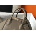 Replica Handbag Store Taupe Grey Clemence Lindy 30cm Bag with GHW