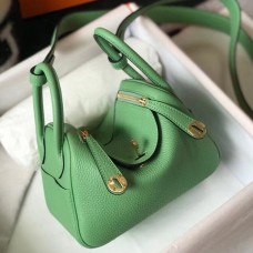 Replica Handbag Store Lindy Mini Bag In Vert Criquet Clemence Calfskin