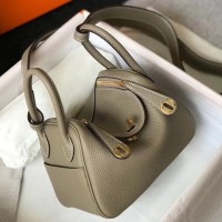 Replica Handbag Store Mini Lindy Bag In Gris Tourterelle Clemence Leather Replica Handbag Store Mini Lindy Bag In Gris Tourterelle Clemence Leather