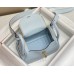 Replica Handbag Store Lindy Mini Bag In Blue Brume Clemence Leather Replica Handbag Store Lindy Mini Bag In Blue Brume Clemence Leather