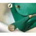 Replica Handbag Store Lindy Mini Bag In Green Clemence Leather Replica Handbag Store Lindy Mini Bag In Green Clemence Leather
