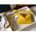 Replica Handbag Store Mini Lindy Bag In Yellow Clemence Leather