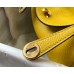 Replica Handbag Store Mini Lindy Bag In Yellow Clemence Leather