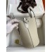 Replica Handbag Store In The Loop 18 Handmade Bag in Pearl Grey Clemence Leather